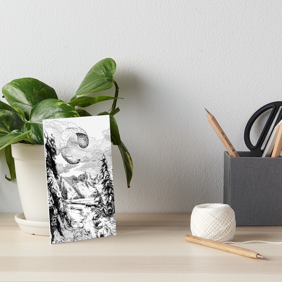 Item preview, Art Board Print designed and sold by RakotDD.