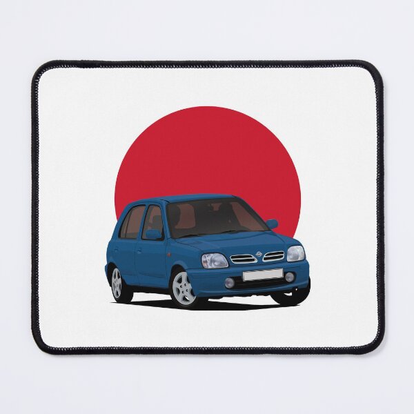 Item preview, Nissan Micra (March) K11C blue with the Japanese rising sun designed and sold by knappidesign.
