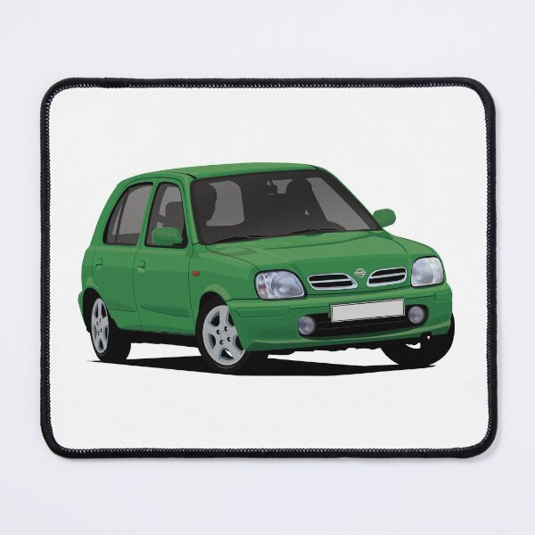 Item preview, Nissan Micra (March) cornering in green designed and sold by knappidesign.