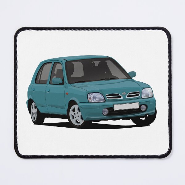 Item preview, Nissan Micra (March) cornering in turquoise designed and sold by knappidesign.
