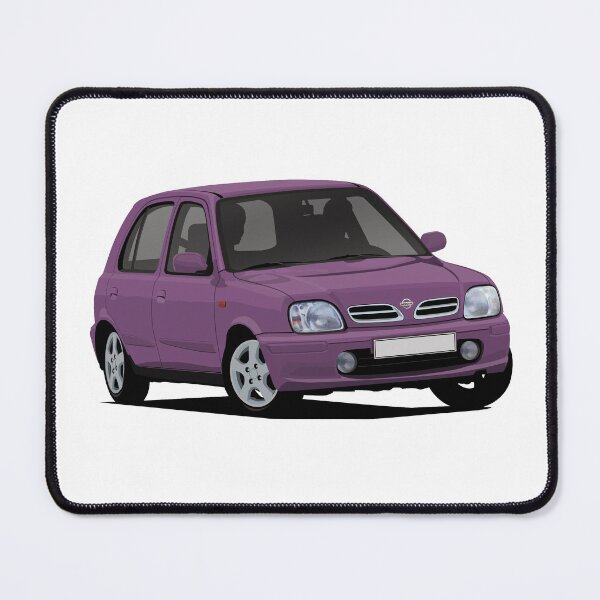 Item preview,  Nissan Micra (March) K11C - illustration - lilac designed and sold by knappidesign.