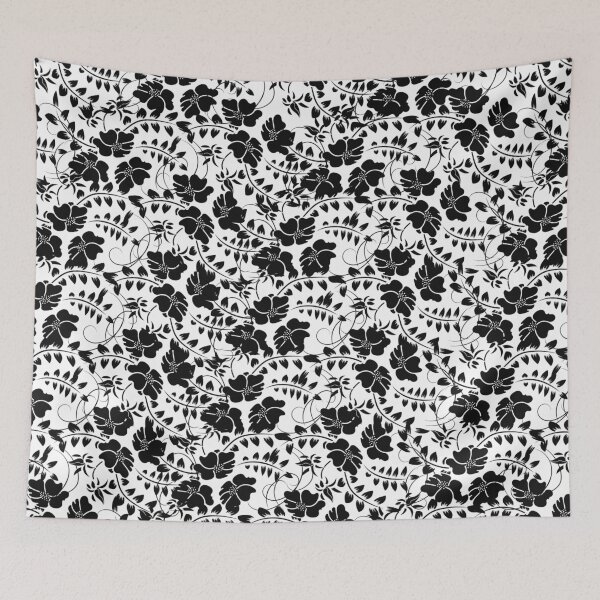 Item preview,  "Fancy Black Floral Pattern" designed and sold by MC Art Studio.