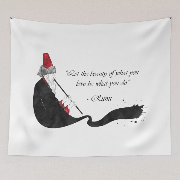 Item preview, Rumi Quote designed and sold by HermesArtStudio.