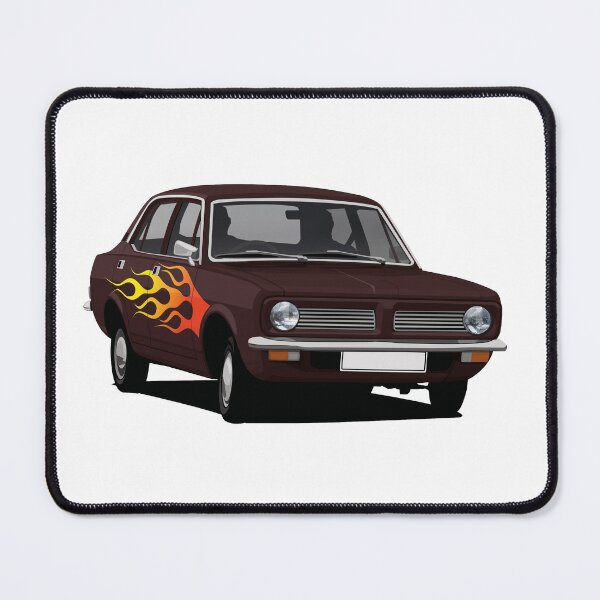 Item preview, Pimped Morris Marina Sedan - Oh Fudge with the flames designed and sold by knappidesign.