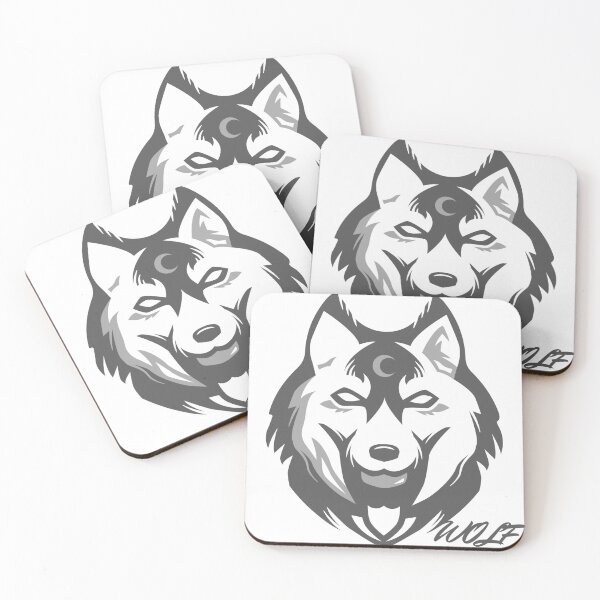 Item preview, Cute Wolf Art designed and sold by NerdTypeStuff.