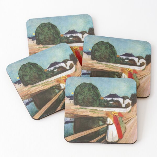 Item preview, The Girls On The Bridge, 1899, Edvard Munch designed and sold by Art Outlaws.