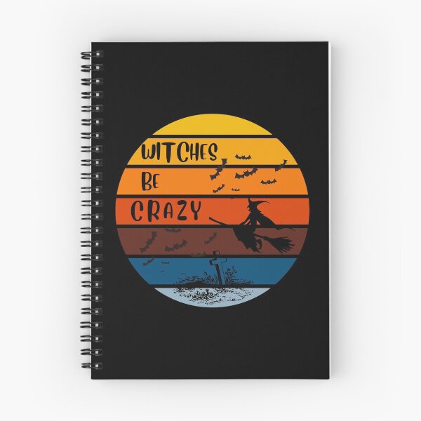 Item preview, Womens Witches Be Crazy Ride Broomstick Party Halloween Gift - Retro Sunset Background designed and sold by DKA-2ndBoy.