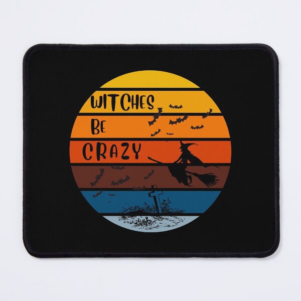 Item preview, Womens Witches Be Crazy Ride Broomstick Party Halloween Gift - Retro Sunset Background designed and sold by DKA-2ndBoy.