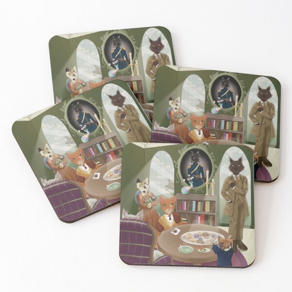 Item preview, Cat Family Formal Wear- 1800's- Beautiful Tea Party for Wealthy Cats designed and sold by ArianrhodArt.