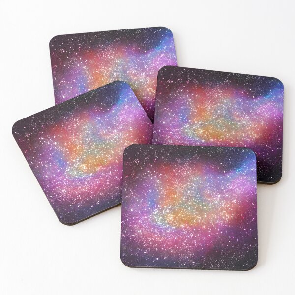 Item preview, Rainbow Nebula Galaxy Art designed and sold by ArtfulBonBon.