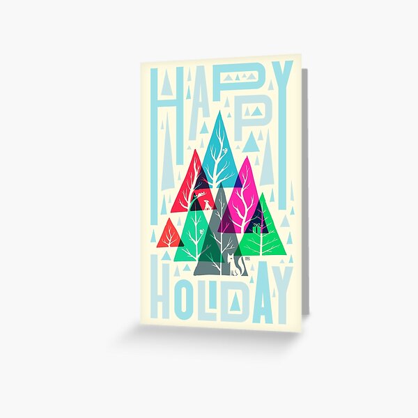 Tree Gathering (day) Greeting Card