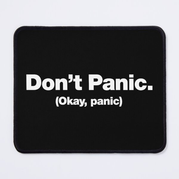 Item preview, Don't Panic. (Okay, panic) designed and sold by chestify.