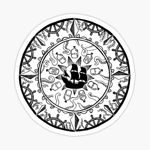 Item preview, On the Briny Seas Mandala designed and sold by Crystal-Bell.