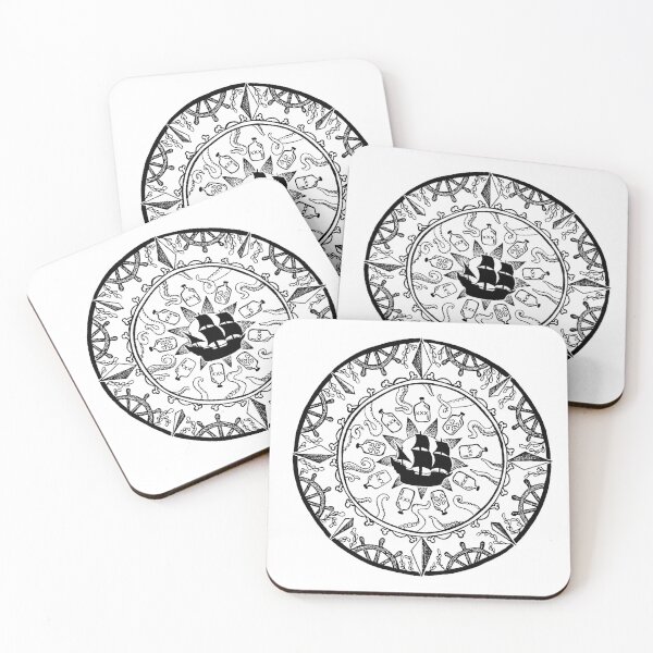 Item preview, On the Briny Seas Mandala designed and sold by Crystal-Bell.