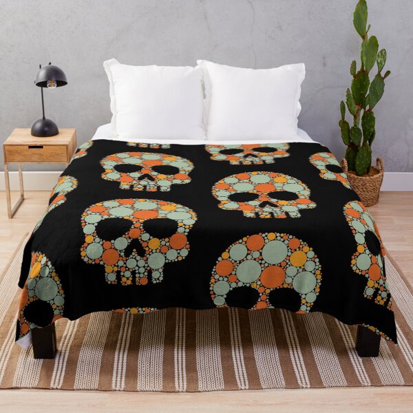 Item preview, International Dot Day | Fall Autumn Pumpkin Polka Dot Skull designed and sold by GravitiTees.