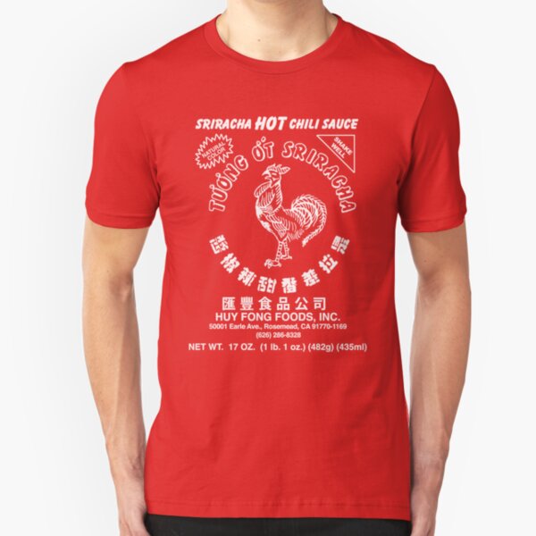 Sriracha Hot Chili Sauce Slim Fit T-Shirt