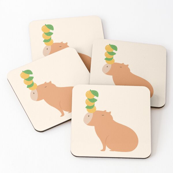 Item preview, Capybara and Three Yuzus designed and sold by Lulupainting.