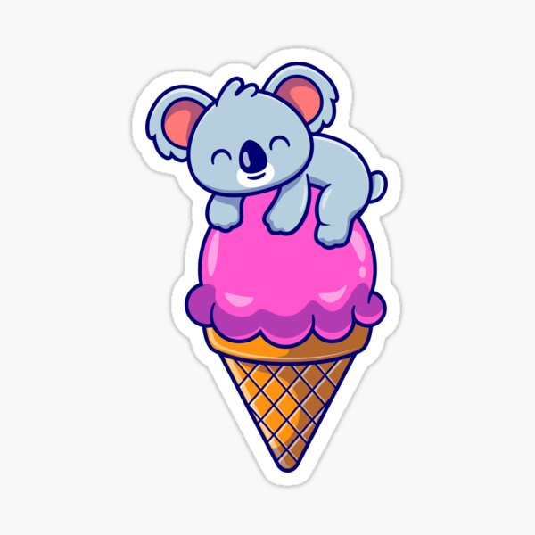 Cute Koala , Just A Girl Who Loves Koalas , girls gift, sister gift,  sleepy girls, Sticker for Sale by Medeline Shop