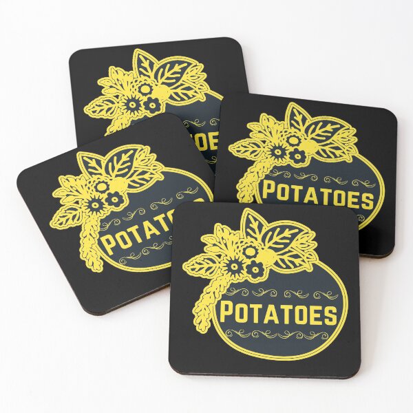 Item preview, Potatoes- Golden Food Container Label  designed and sold by LabelStore.