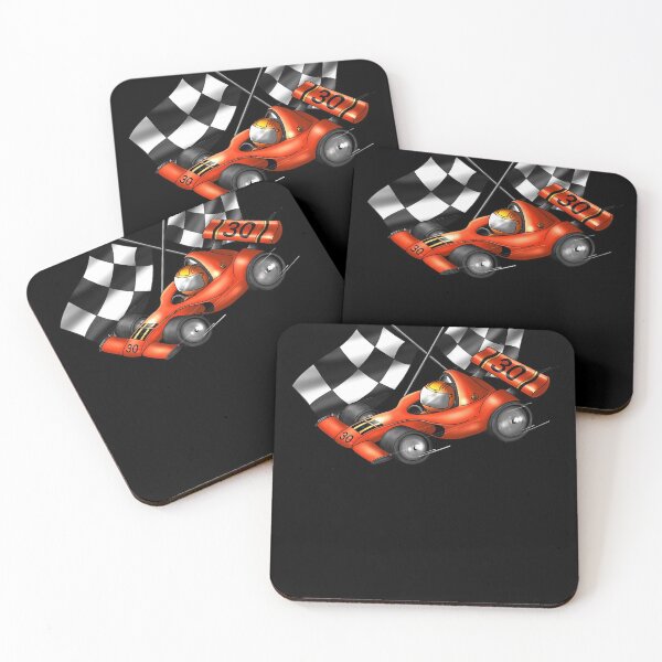 Item preview, Red race car designed and sold by MARKMIK.