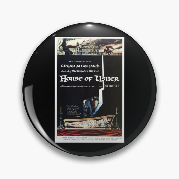 Item preview, House Of Usher Movie Poster Sticker designed and sold by chisonba.