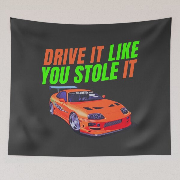 Item preview, Drive it like you stole it { Paul walker's A80 Supra  designed and sold by MOTOSHIFT.