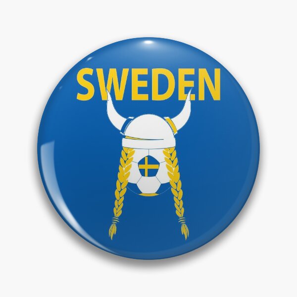 Item preview, Sweden Sverige Soccer Swedish Viking Woman designed and sold by OgeesWorld.