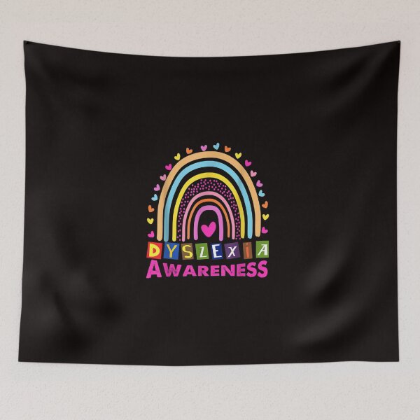 Item preview, Dyslexia Awareness Month Rainbow Cute Graphic designed and sold by Glinc00.