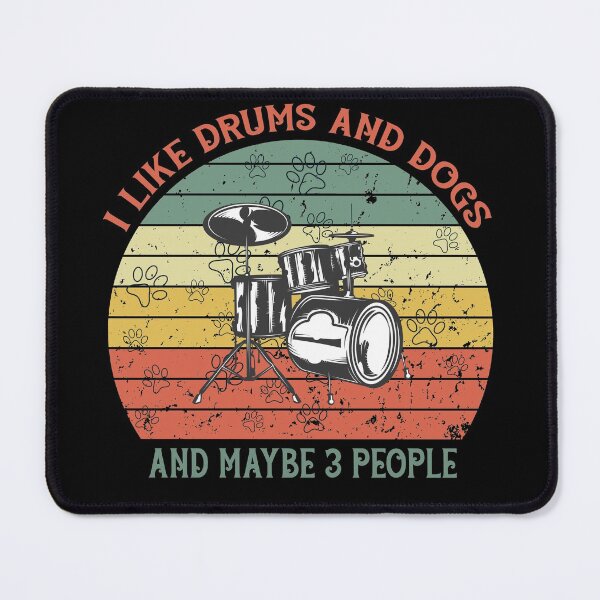 Item preview, I Like Drums And Dogs And Maybe 3 People designed and sold by michaelart18.