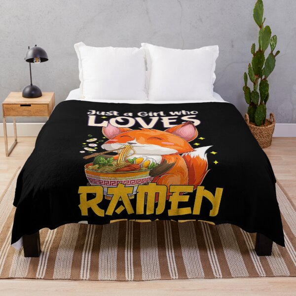 Item preview, Love Ramen Japanese Noodles cute Kawaii Anime Fox girl designed and sold by PandoraDeluxeLx.