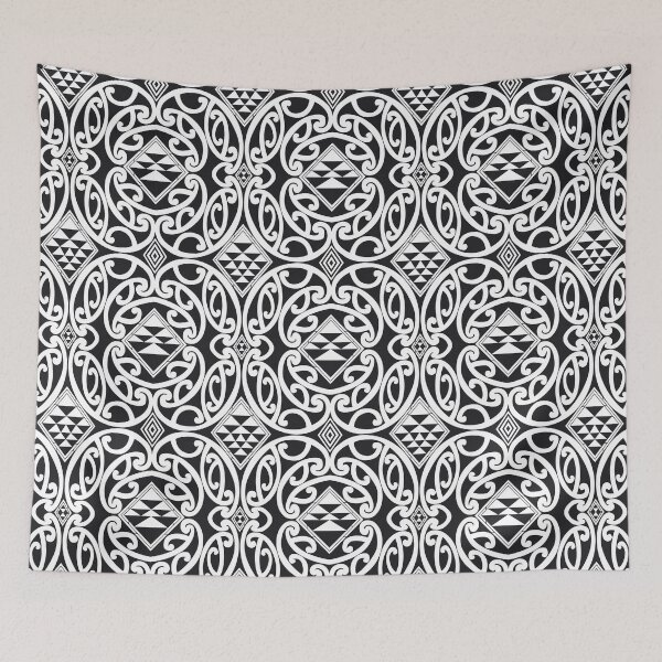 Item preview, Arai - Black Maori Pattern designed and sold by LifeIsHecktic.