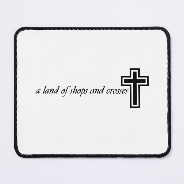 Item preview, a land of shops and crosses designed and sold by HostilePress.