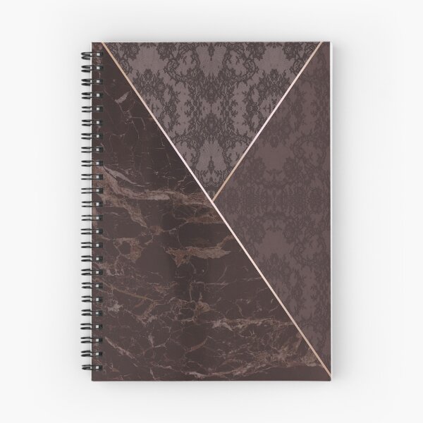 Item preview, Chic Pastel Burgundy Red Rosegold Geometric Floral Lace and Marble Pattern  designed and sold by LaceySkies.