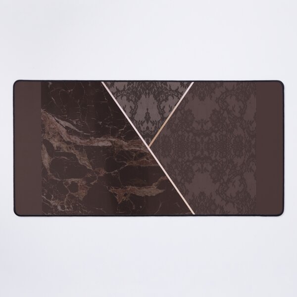 Item preview, Chic Pastel Burgundy Red Rosegold Geometric Floral Lace and Marble Pattern  designed and sold by LaceySkies.