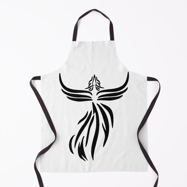 Item preview, phoenix bird design with black color designed and sold by fadingganature.