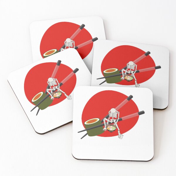 Item preview, Kawaii Japanese Anime Skeleton Ramen designed and sold by AGDesignstore.