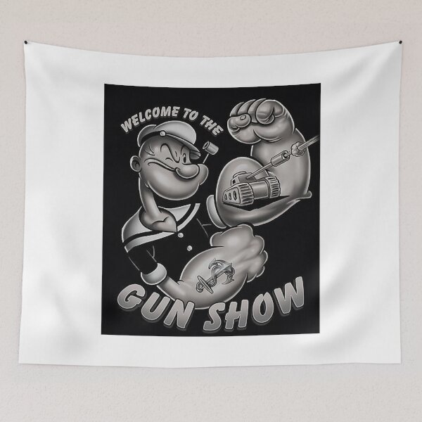 Item preview, Welcome gun show black poster designed and sold by PassGracieClara.