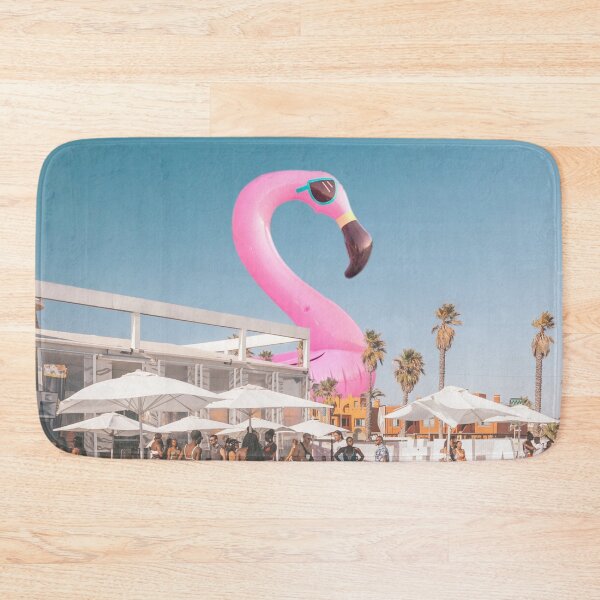 Item preview, Playing flamingo in pool party designed and sold by ESCAPZ.
