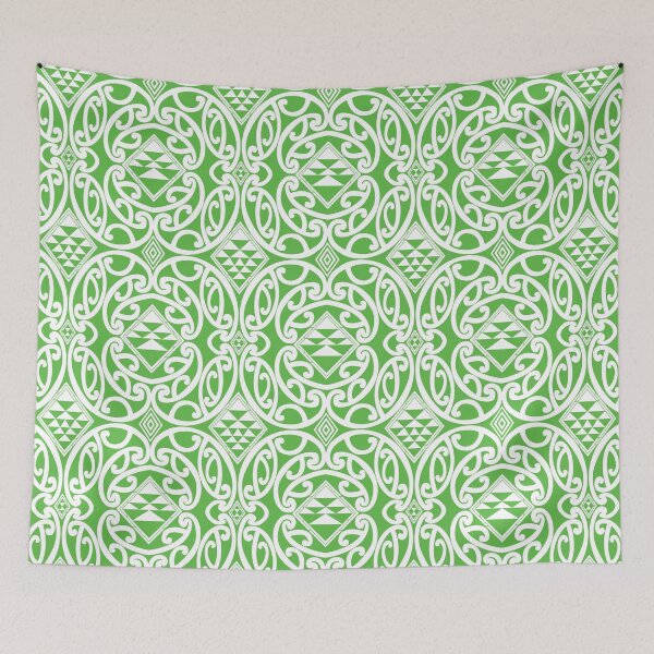 Item preview, Arai - Green Maori Pattern designed and sold by LifeIsHecktic.
