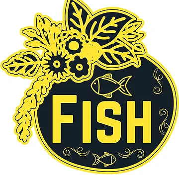 Artwork thumbnail, Fish- Golden Food Container Label by LabelStore