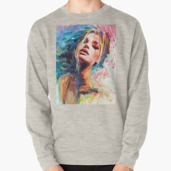 The beautiful sensuality of a woman Pullover Sweatshirt