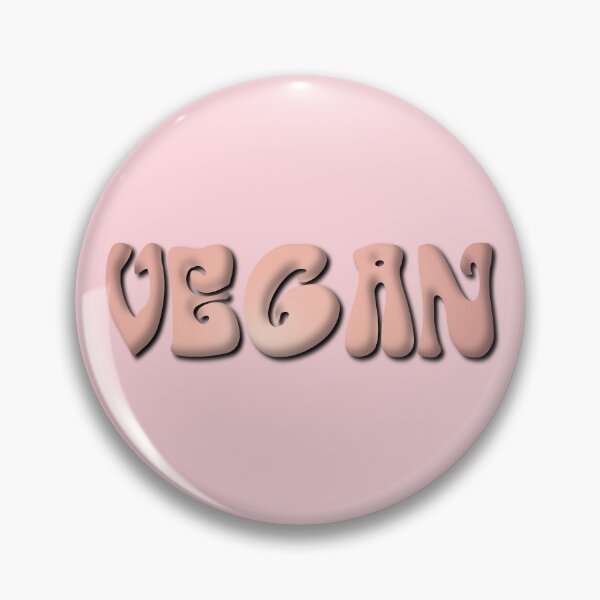 Item preview, Vegan Rose Gold 3D Effect Retro Bubble Writing designed and sold by cashewdays.