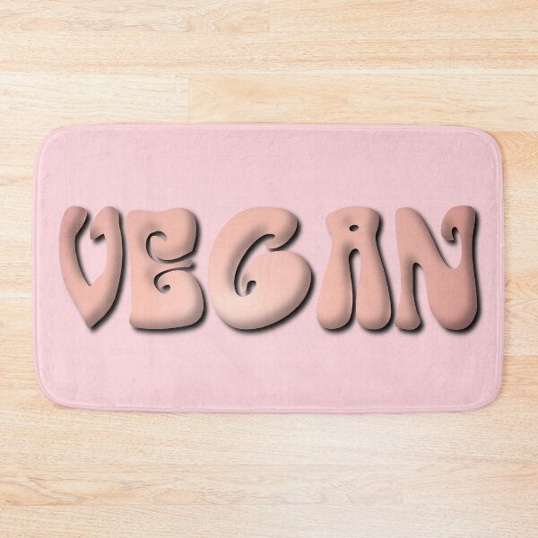 Item preview, Vegan Rose Gold 3D Effect Retro Bubble Writing designed and sold by cashewdays.
