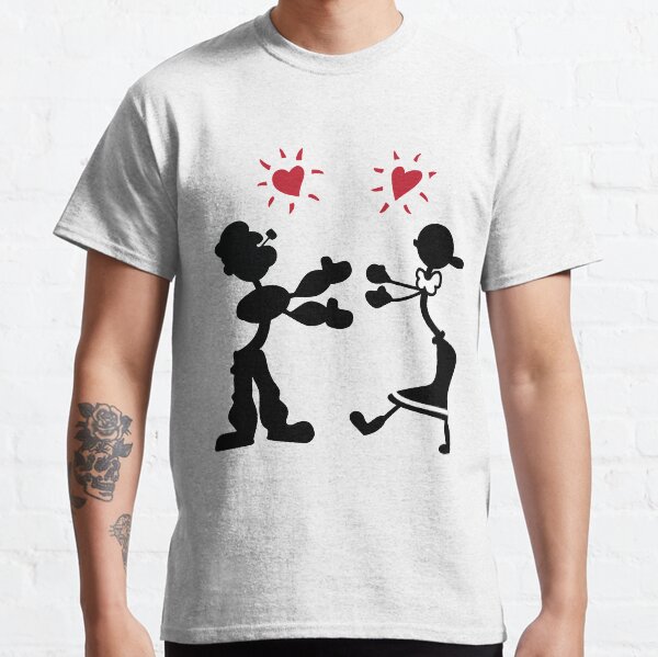 popeye and olive t shirt