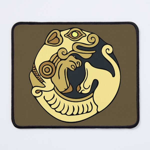 Item preview, Scythian roller animal / wild animal - timeless abstraction designed and sold by LeahHa.