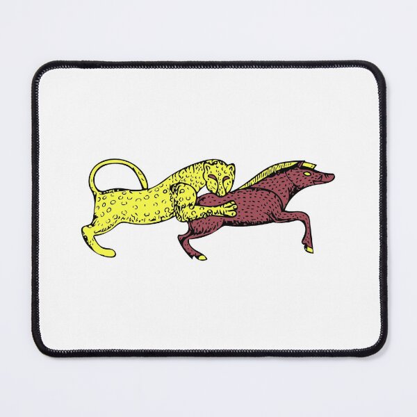 Item preview, Wild cat attacks wild boar - timeless abstraction designed and sold by LeahHa.