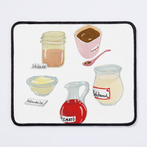 Item preview, Five French sauces - a heart for cooking designed and sold by LeahHa.