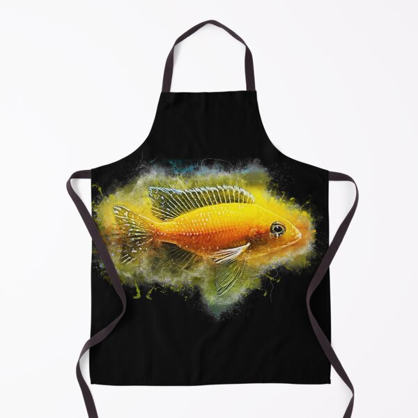 Item preview, Lemon yellow emperor cichlid - Aulonocara sp. saffron designed and sold by AquariumLutter.