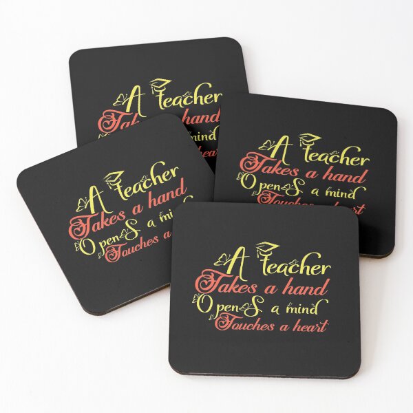 Item preview, A teacher takes a hand opens a mind & touches a heart designed and sold by AuroraApparel.