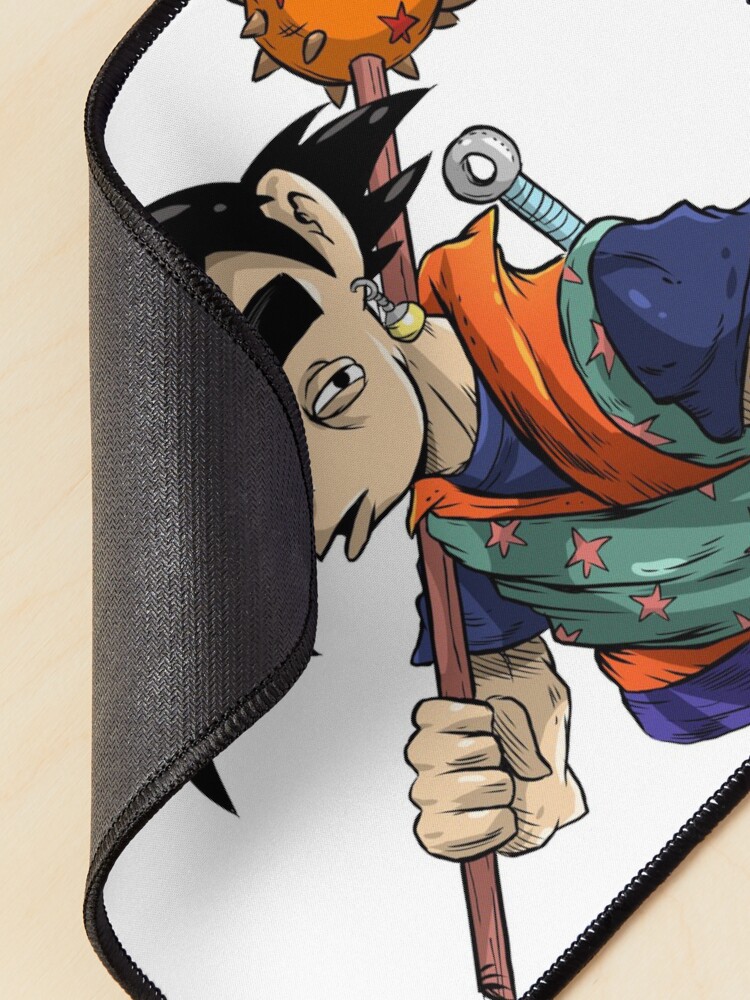 Alternate view of Goku the warrior Mouse Pad